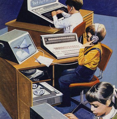 Les écoles de demain, imaginées au début des années 1970 - English School